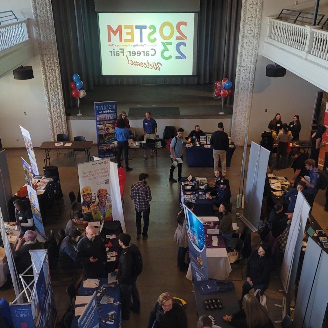 MSU Denver 2023 STEM fair from above